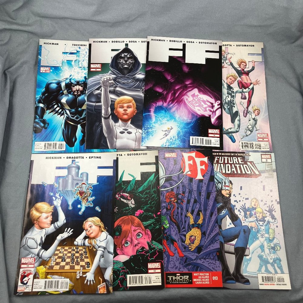 FF Marvel Comic Books Lot of 8 Asst Issues 2011 Fantastic Four Future Foundation